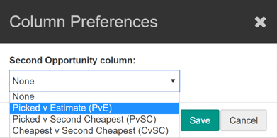 Second Opportunity Column